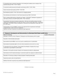 Form ECY040-152 Solid Waste Permit Application - Washington, Page 2