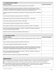 Form ECY040-152 Solid Waste Permit Application - Washington, Page 6