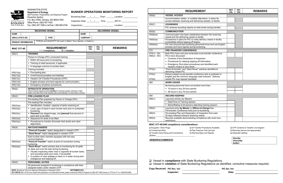 Form ECY050-29 - Fill Out, Sign Online and Download Printable PDF ...