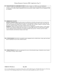 Form ECY070-216 Primary Response Contractors Application - Washington, Page 7