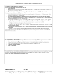 Form ECY070-216 Primary Response Contractors Application - Washington, Page 8