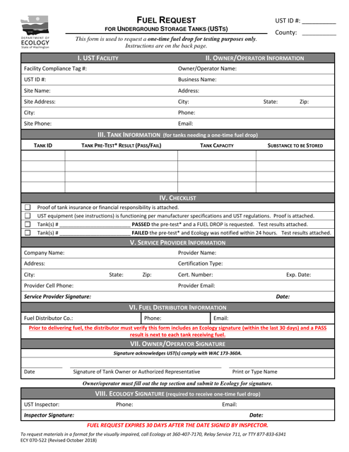 Form ECY070-522  Printable Pdf