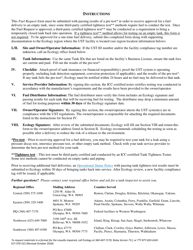 Form ECY070-522 Fuel Request for Underground Storage Tanks (Usts) - Washington, Page 2