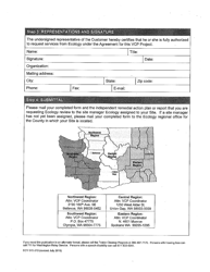 Form ECY070-219 Voluntary Cleanup Program Request for Opinion - Washington, Page 2