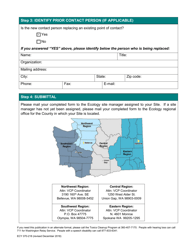 Form ECY070-218 Voluntary Cleanup Program Change of Contact Form - Washington, Page 2
