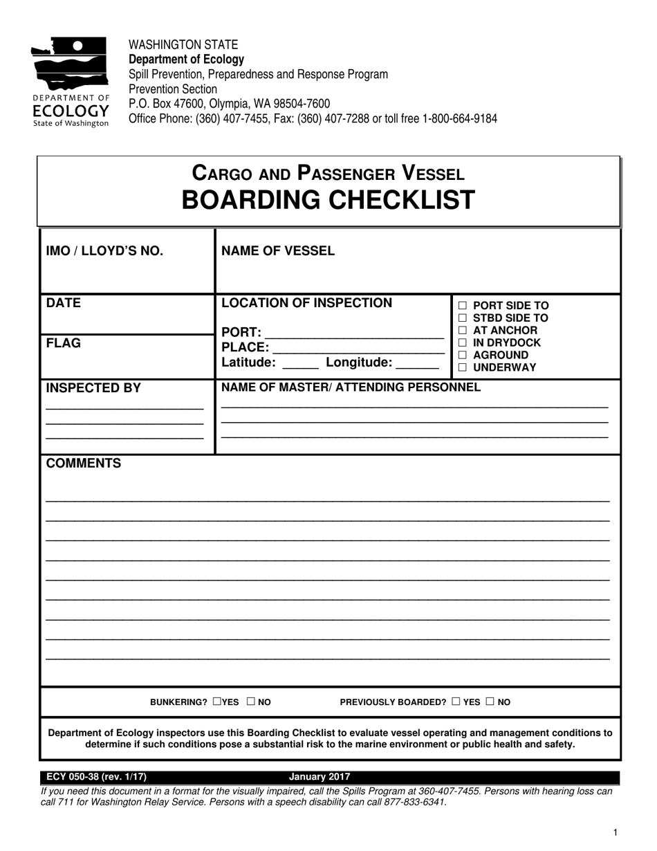 Form ECY05038 Fill Out, Sign Online and Download Printable PDF