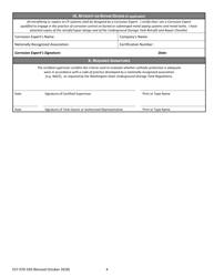 Form ECY070-339 Underground Storage Tank Galvanic Cathodic Protection Evaluation Checklist - Washington, Page 4