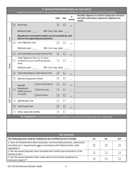 Form ECY070-69 Leak Testing Checklist - Washington, Page 2