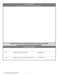 Form ECY070-69 Leak Testing Checklist - Washington, Page 3