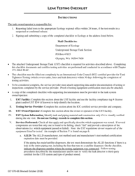Form ECY070-69 Leak Testing Checklist - Washington, Page 4