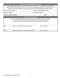 Form ECY070-340 Underground Storage Tank Impressed Cathodic Protection Evaluation Checklist - Washington, Page 6