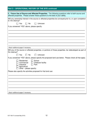Form ECY020-74 Voluntary Cleanup Program Application Form - Washington, Page 12