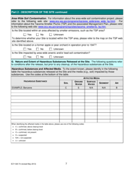 Form ECY020-74 Voluntary Cleanup Program Application Form - Washington, Page 7