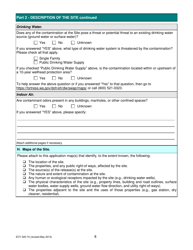 Form ECY020-74 Voluntary Cleanup Program Application Form - Washington, Page 8