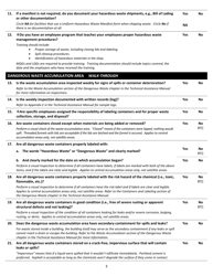 Auto Body Industry Self-certification Checklist - Washington, Page 3