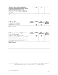 Form ECY040-140 Intermediate Solid Waste Handling Facilities Checklist for Review of Solid Waste Permit Application Per Wac 173-350-310 - Washington, Page 3