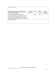 Form ECY040-137 Energy Recovery and Incineration Checklist for Review of Solid Waste Permit Application Per 173-350-240 - Washington, Page 3