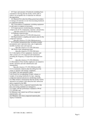 Form ECY040-136 Composting Facility Checklist for Review of Solid Waste Permit Application Per Wac 173-350-220 - Washington, Page 6