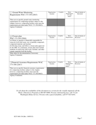 Form ECY040-136 Composting Facility Checklist for Review of Solid Waste Permit Application Per Wac 173-350-220 - Washington, Page 7