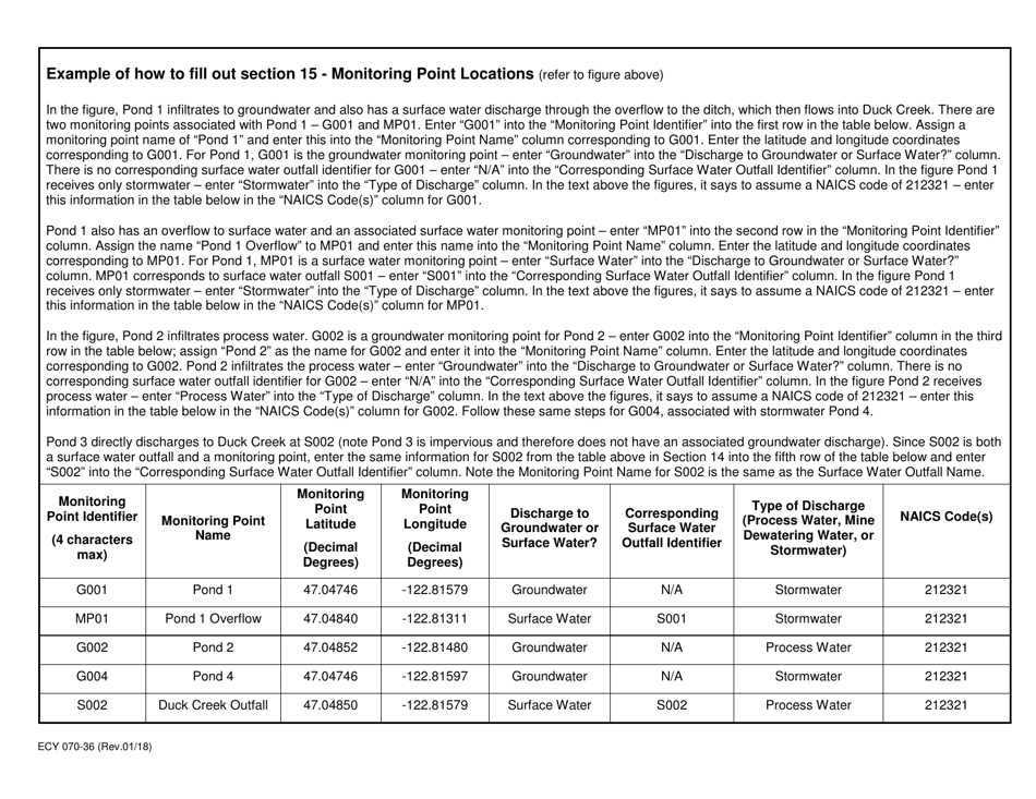 Form ECY070-36 Sand and Gravel Permit Portable Beginning of Operations Notice - Washington, Page 12