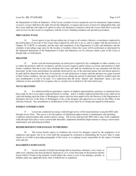 Standard Real Estate Lease Agreement Template - Washington, Page 4