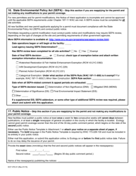 Form ECY070-31 Notice of Intent - Application for Coverage for Non-portable Operations Under the Sand and Gravel General Permit - Washington, Page 6