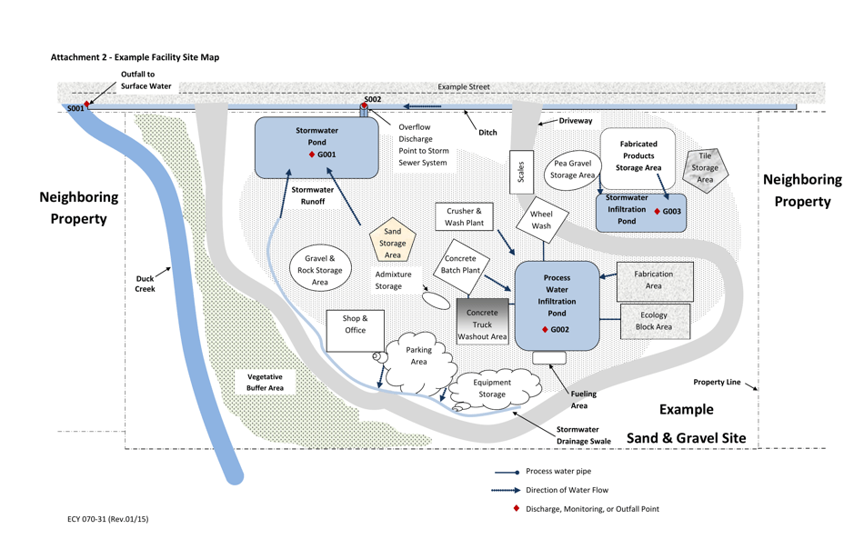 Form ECY070-31 Notice of Intent - Application for Coverage for Non-portable Operations Under the Sand and Gravel General Permit - Washington, Page 9