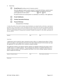 Form ECY040-178 Application for a State Waste Discharge Permit to Discharge Domestic Wastewater to Ground Water by Land Treatment or Application - Washington, Page 2