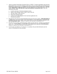 Form ECY040-179 Application for a State Waste Discharge Permit to Discharge Industrial Wastewater to Ground Water by Land Treatment or Application - Washington, Page 18