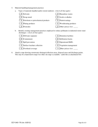 Form ECY040-179 Application for a State Waste Discharge Permit to Discharge Industrial Wastewater to Ground Water by Land Treatment or Application - Washington, Page 20