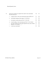 Form ECY040-179 Application for a State Waste Discharge Permit to Discharge Industrial Wastewater to Ground Water by Land Treatment or Application - Washington, Page 6