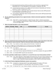 Forest Practices Application/Notification - Western Washington - Washington, Page 2