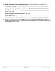 Forest Practices Application/Notification - Western Washington - Washington, Page 8