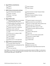 Forest Practices Application Review System Reviewer Notification Profile Form - Washington, Page 4