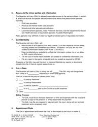 Form FL All Family147 Order Appointing Guardian Ad Litem for a Minor Party - Washington, Page 3