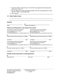 Form FL All Family147 Order Appointing Guardian Ad Litem for a Minor Party - Washington, Page 4