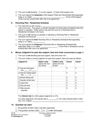 Form FL Parentage314 Summary Judgment Order (Parentage) - Washington, Page 4