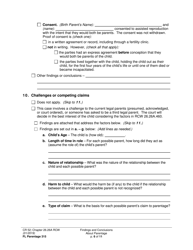 Form FL Parentage315 Findings and Conclusions About Parentage - Washington, Page 6