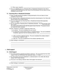 Form FL Parentage315 Findings and Conclusions About Parentage - Washington, Page 9