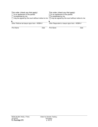 Form FL Parentage375 Order for Genetic Testing - Surrogacy - Washington, Page 3