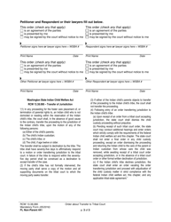 Form FL Non-Parent441 Order About Transfer to Tribal Court - Washington, Page 3