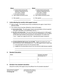 Form FL Parentage386 Child Support Order (Based on Order After Sexual Assault Fact-Finding Hearing) - Washington, Page 4