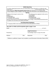 Form WPF VA-3.015 Order for Protection - Vulnerable Adult - Washington, Page 4