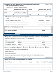 DHHS Form 3400-B Additional Information for Nursing Home and in-Home Care - South Carolina, Page 2