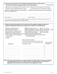 DHHS Form 3400-B Additional Information for Nursing Home and in-Home Care - South Carolina, Page 4