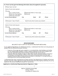 DHHS Form 3400-B Additional Information for Nursing Home and in-Home Care - South Carolina, Page 5