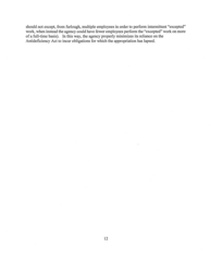 M-13-22 - Memorandum for the Heads of Executive Departments and Agencies (Planning for Agency Operations During a Potential Lapse in Appropriations), Page 12