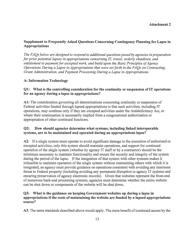 M-13-22 - Memorandum for the Heads of Executive Departments and Agencies (Planning for Agency Operations During a Potential Lapse in Appropriations), Page 13