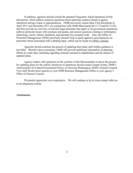 M-13-22 - Memorandum for the Heads of Executive Departments and Agencies (Planning for Agency Operations During a Potential Lapse in Appropriations), Page 2