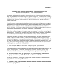 M-13-22 - Memorandum for the Heads of Executive Departments and Agencies (Planning for Agency Operations During a Potential Lapse in Appropriations), Page 3